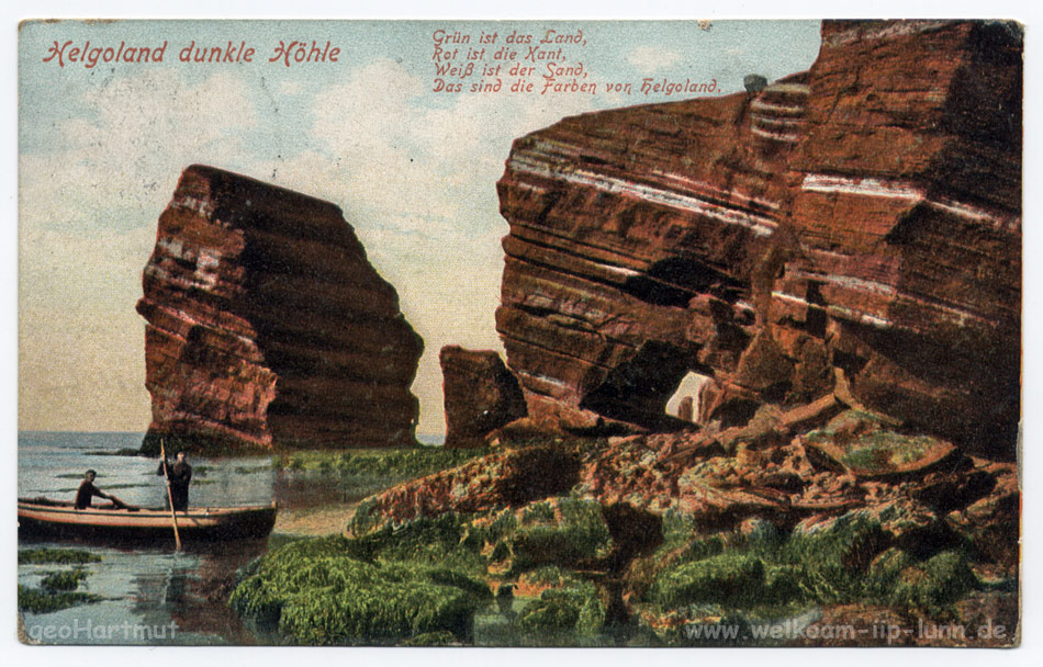 Helgolandpostkarte von 1909