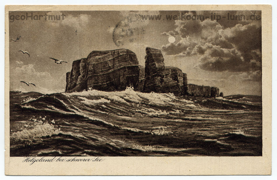 Helgolandpostkarte von 1926