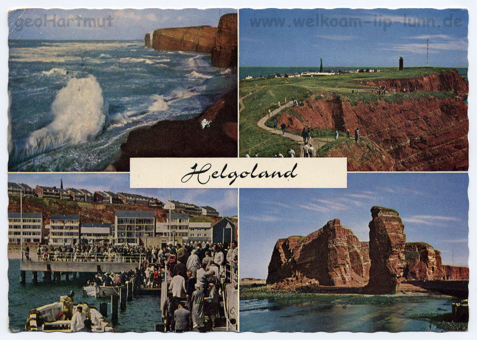 Helgolandpostkarte von 1967